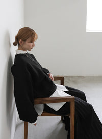 スポンディッシュクルーネックショートニット【SALE】