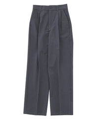 センタープレスストレートスラックス