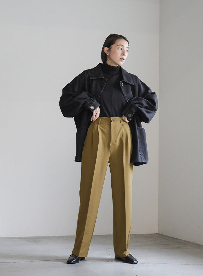 センタープレスストレートスラックス – SELECT MOCA