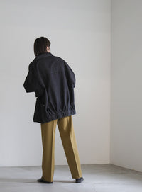 センタープレスストレートスラックス