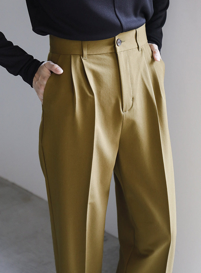 センタープレスストレートスラックス – SELECT MOCA