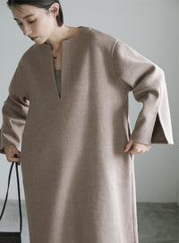 キーネックスリットスリーブワンピース【official限定】