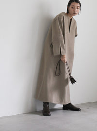 キーネックスリットスリーブワンピース【official限定】