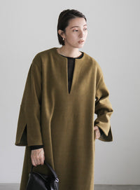 キーネックスリットスリーブワンピース【official限定】