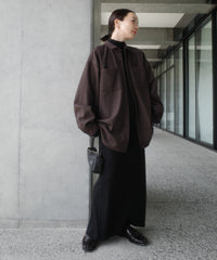 【サイズ展開あり】フィンガースリーブプチハイリブワンピース【by SON】