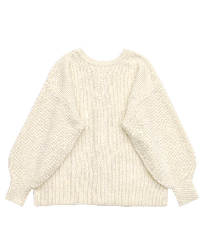 2WAYボリュームスリーブニットカーディガン