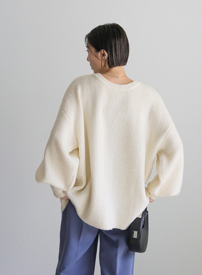 2WAYボリュームスリーブニットカーディガン