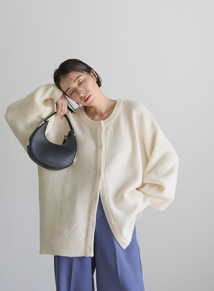 2WAYボリュームスリーブニットカーディガン