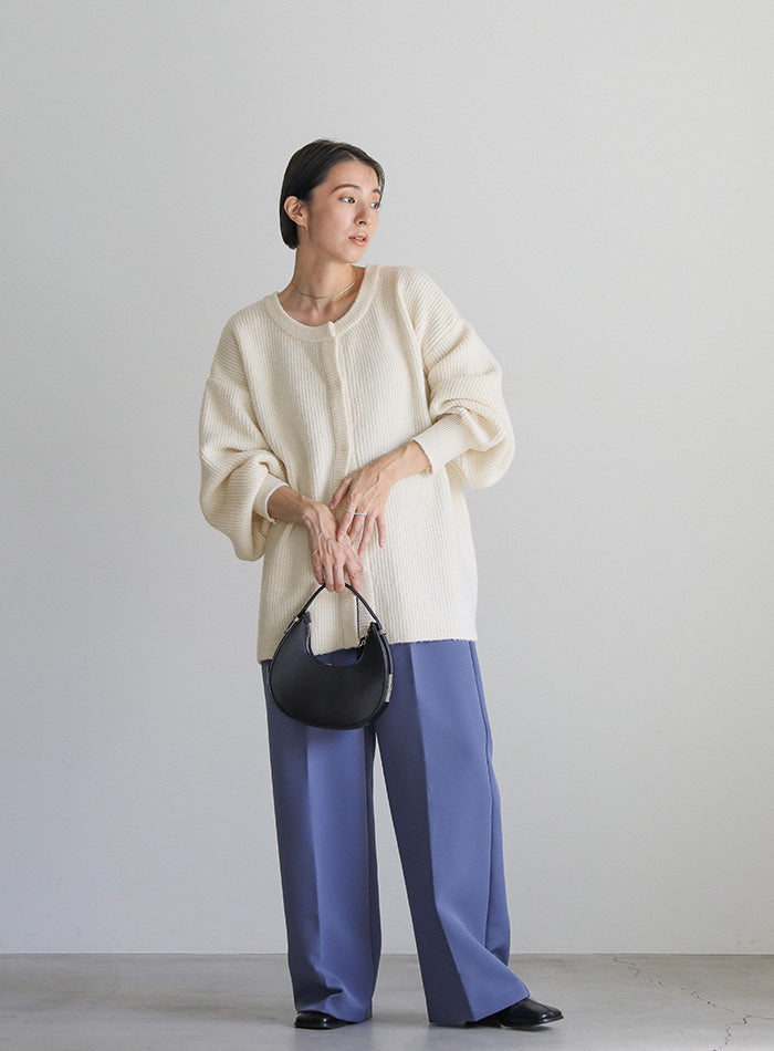 2WAYボリュームスリーブニットカーディガン