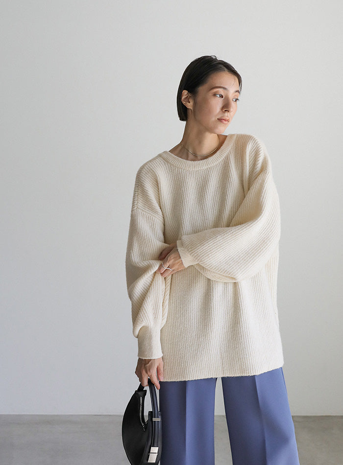 2WAYボリュームスリーブニットカーディガン