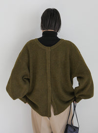 2WAYボリュームスリーブニットカーディガン