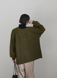 2WAYボリュームスリーブニットカーディガン