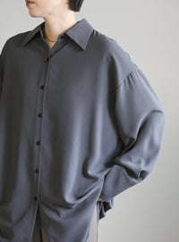 シルキータッチオーバーシャツ