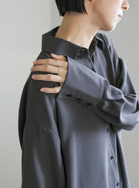 シルキータッチオーバーシャツ