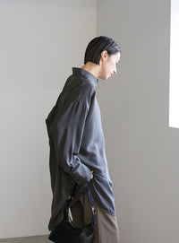 シルキータッチオーバーシャツ