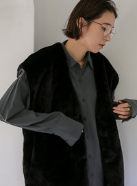 シルキータッチオーバーシャツ