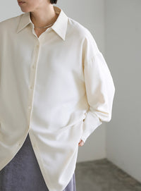 シルキータッチオーバーシャツ