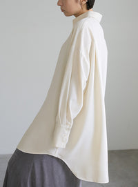 シルキータッチオーバーシャツ