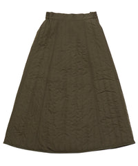 キルティングフレアスカート