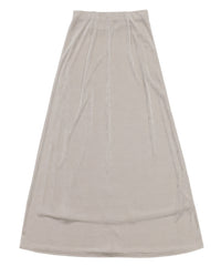 【サイズ展開あり】シャイニーストレッチナローロングスカート