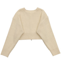 ダブルジップショートカーディガン【official限定】