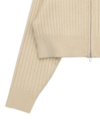 ダブルジップショートカーディガン【official限定】