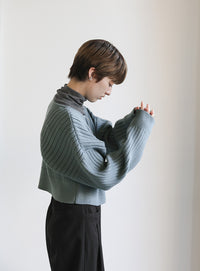 ダブルジップショートカーディガン【official限定】