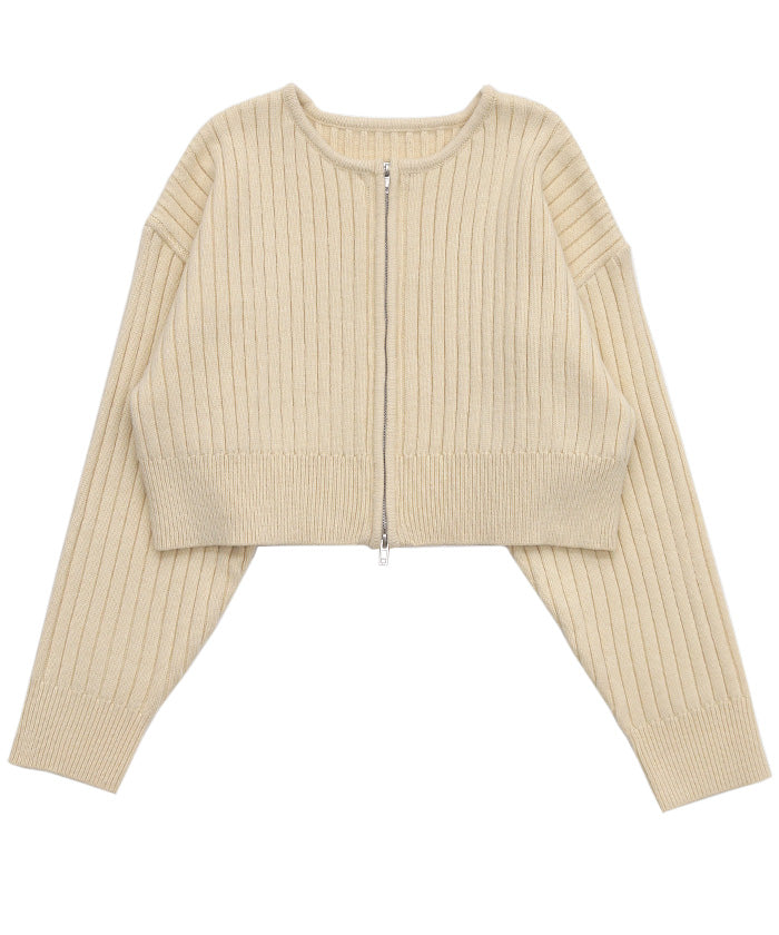 ダブルジップショートカーディガン【official限定】 – SELECT MOCA