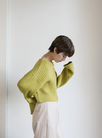 ダブルジップショートカーディガン【official限定】