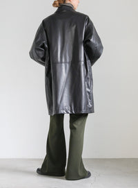 カットジョーゼットセミフレアパンツ【SALE】