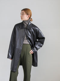 カットジョーゼットセミフレアパンツ【SALE】