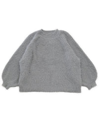 フェザーバックスリットオーバーニット