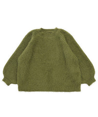 フェザーバックスリットオーバーニット