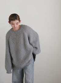 フェザーバックスリットオーバーニット