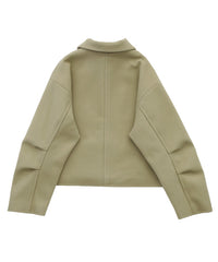 スリーブタックショートジャケット