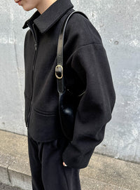 スリーブタックショートジャケット