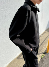 スリーブタックショートジャケット