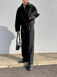 スリーブタックショートジャケット