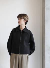 スリーブタックショートジャケット