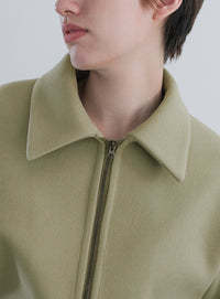 スリーブタックショートジャケット