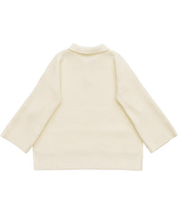 襟付きオーバーニット