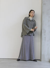 襟付きオーバーニット