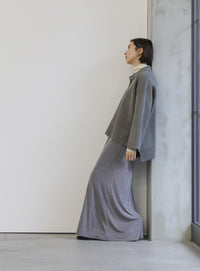 襟付きオーバーニット