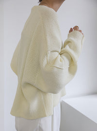 メランジリブニットショートカーディガン