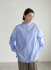 ダブルポケットクリーンシャツ