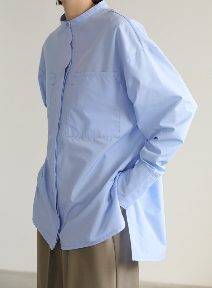 ダブルポケットクリーンシャツ