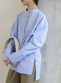 ダブルポケットクリーンシャツ