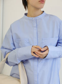 ダブルポケットクリーンシャツ