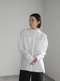 ダブルポケットクリーンシャツ