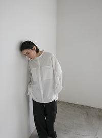 ダブルポケットクリーンシャツ